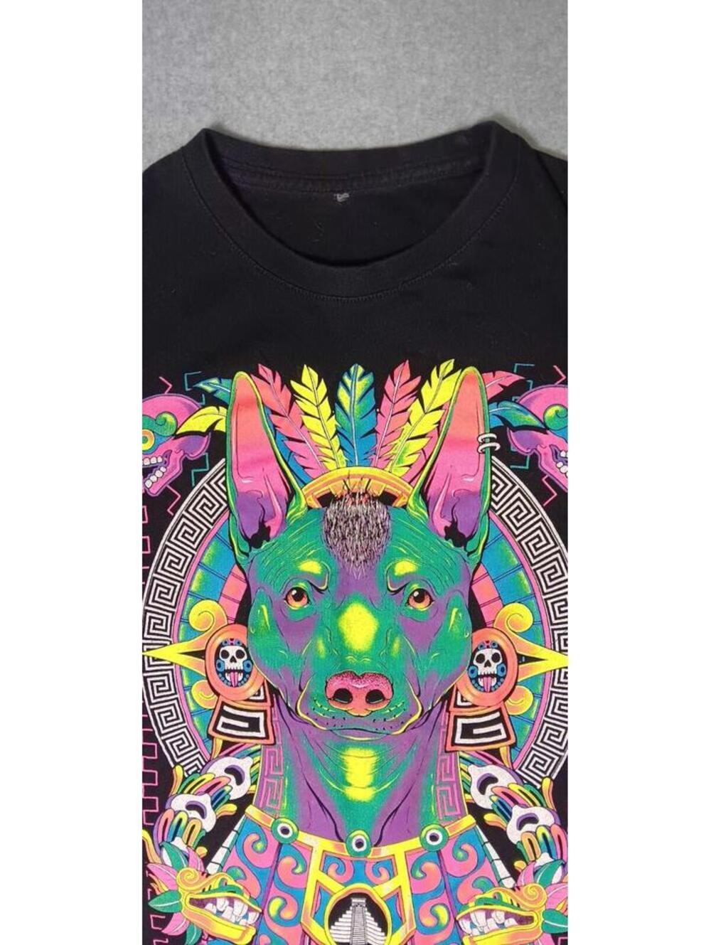 Costa Maya Village Xoloitecuitle Mexican Aztec Dog Unisex Small Short Sleeve... - Picture 2 of 8